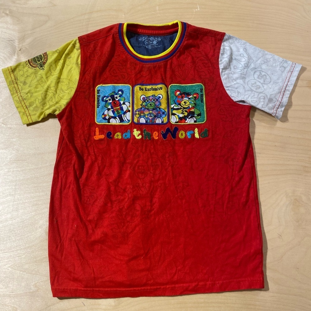 Elite Colorful Kids T-Shirt with Bear Design 10-12 (FI)